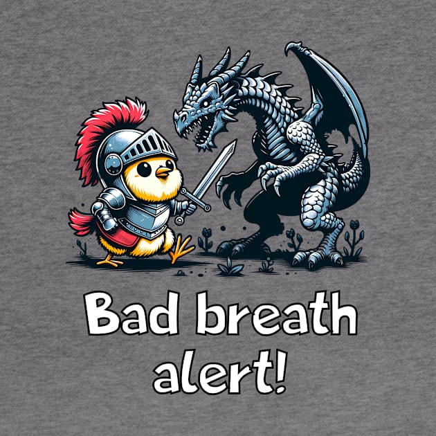 Chick Knight vs. Dragon: "Bad Breath Alert!" | Funny by Critter Chaos